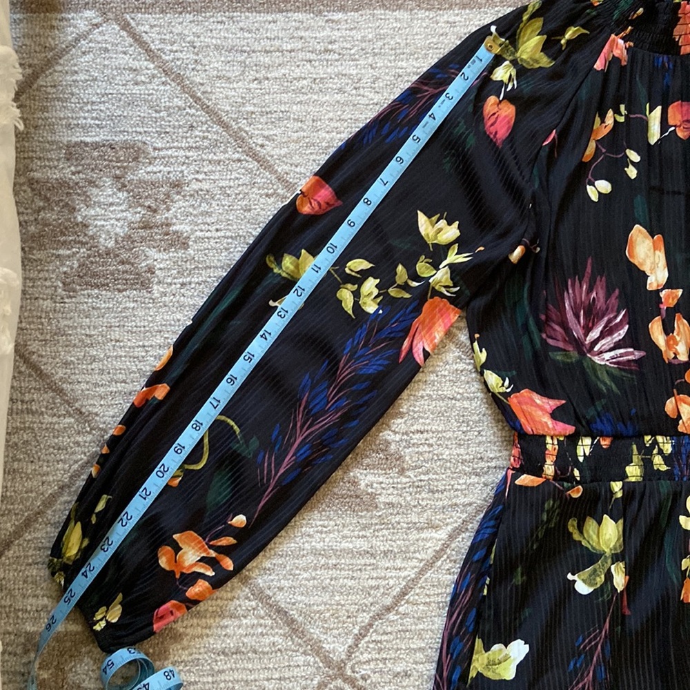 a new day Black Floral Midi Dress - Picture 4 of 9